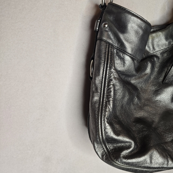 Coach Metallic Hobo Ladies Bag Purse No. C1032-F14706 - Picture 10 of 14